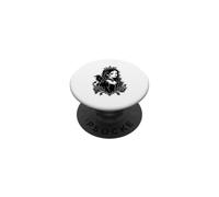 Gothic Princess Raven Dark Cartoon Victorian Graphic PopSockets Adhesive PopGrip