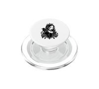 Gothic Princess Raven Dark Cartoon Victorian Graphic PopSockets PopGrip for MagSafe