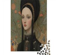 Gothic PrincessPuzzles 1000 Pieces for Adults for Adults 1000 Piece Puzzle Educational Challenge Games Home DecoratioRenaissance Portrait