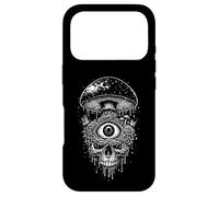 Gothic Psychedelic Skull Mushroom Eye Dark Occult Edgy Case for iPhone 17 Pro