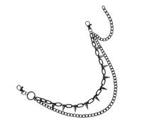 Gothic Punk Double-Layered Pants Chain for Men and Women Metal Jean Accessories Hip Hop Trousers Chain Street Fashion