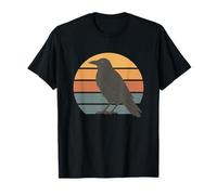 Gothic Raven Bird Crow Moon Light Night Whispering Shadows T-Shirt