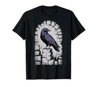 Gothic Raven Crow Heart Thorn Dark Goth Day Alt Alternative Value Graphic T-Shirt