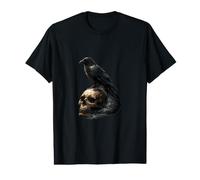 Gothic Raven Crow Heart Thorn Love Goth Day Alt Alternative Value Graphic T-Shirt