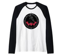 Gothic Raven Crow Heart Thorn Vintage Goth Alternative Art Raglan Baseball Tee