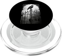 Gothic Raven Crow Thorn Heart Dark Romance Goth Day Outfit PopSockets PopGrip for MagSafe