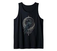 Gothic Raven Moon Everyday Wear Bird Lovers Tank Top