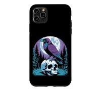 Gothic Raven On Skull By The Full Moon Case for iPhone 11 Pro Max