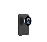 Gothic Raven On Skull By The Full Moon PopSockets PopWallet for MagSafe