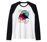 Gothic Raven Scripture Art Luke 12: 24 Christian Raglan Baseball Tee