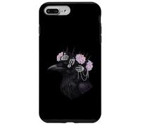 Gothic Raven Skull Hands Thorny Crown Flowers Case for iPhone 7 Plus/8 Plus