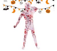 Gothic Realistic Halloween Jumpsuit Scary Fancy Dress Costume