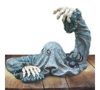 Gothic Reaper Statue Decorative Spooky Crawl Out Halloween Sculpture