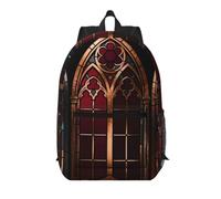 Gothic Revival 17 Inch Backpack-Lightweight Travel Daypack with Pockets