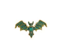 Gothic Rhinestone Bat Brooch Vintage Halloween Crystal Lapel Pin Dark Bat Pins Pin Vampire Brooch Goth Mysterious Witch Jewelry Wedding Party Dance Jacket Blazer Clothes Hat Accessories for Women, L