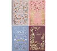 Gothic Romance Collection: Dracula, Wuthering Heights, Tess of the d'Urbervilles & Emma (4 Books, Hardcover) in an Exquisite Cranford Edition