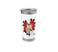 Gothic Romance Flowers Gardener Gardening Books Tea Stainless Steel Insulated Tumbler
