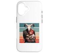 Gothic Romance Ram Skull Dark Fantasy Mystical Love Romantic Case for iPhone 16