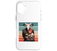 Gothic Romance Ram Skull Dark Fantasy Mystical Love Romantic Case for iPhone 16 Plus