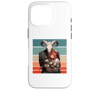 Gothic Romance Ram Skull Dark Fantasy Mystical Love Romantic Case for iPhone 16 Pro