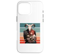 Gothic Romance Ram Skull Dark Fantasy Mystical Love Romantic Case for iPhone 16 Pro Max