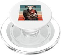 Gothic Romance Ram Skull Dark Fantasy Mystical Love Romantic PopSockets PopGrip for MagSafe