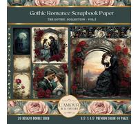 Gothic Romance Scrapbook Paper: The Gothic Collection Vol.2 | Crafting, Junk Journaling, Decoupage, Mixed Media Art
