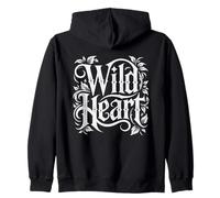 Gothic Romance Thorns Heart Romantic Zip Hoodie