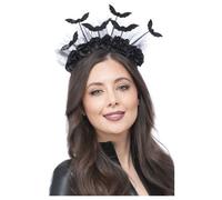Gothic Rose & Bat Bopper Headband Fancy Dress Costume Accessory Adult One Size