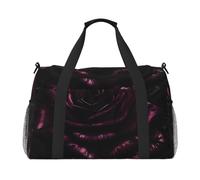 Gothic Roseprinttravel Bag,Tote Bag,Carry On Gym Bag,Overnight Weekend Bag for Travel Trip Work