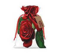 (gothic Roses) Large Reusable Burlap Pouches Rustic Wedding Favor Xmas Bags Drawstring Gift Sacks Bulk Party. S Size