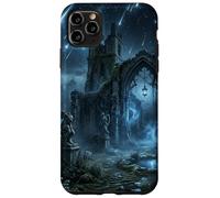 Gothic Ruins Meteor Shower Celestial Fantasy Design Case for iPhone 11 Pro Max