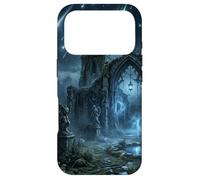 Gothic Ruins Meteor Shower Celestial Fantasy Design Case for iPhone 17 Pro