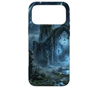 Gothic Ruins Meteor Shower Celestial Fantasy Design Case for iPhone 17 Pro Max