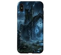 Gothic Ruins Meteor Shower Celestial Fantasy Design Case for iPhone XS Max
