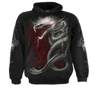 Gothic Serpent Hoodie Spiral Direct Black XXL