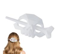 Gothic Skeleton Design 3D Printed Clip Hair Sticks For Women