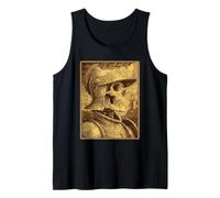 Gothic Skeleton Knight Medieval Surreal Fantasy Creature Tank Top
