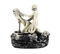 Gothic Skull Ashtray Ornament - Resin Skull Head Decoration, Ash Tray, Skeleton Figurine, Sculpture for Halloween Party, Home, Desktop, Bar Decoration, Prop