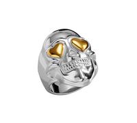 Gothic Skull Head Stainless Steel Band Ring for Men Women Vintage Punk Love Heart Eye Skeleton Finger Bands Thumb Knuckle Rings Personalized Death Biker Halloween Costume Jewelry Cocktail Party, 6-8