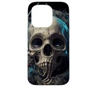 Gothic Skull Illustration Dark Horror Art Case for iPhone 15 Pro