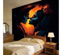 Gothic Skull Mural Wallpaper 100 X 70 cm (WxH)