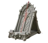 Gothic Skull Phone Stand, Dark Gothic-style Desktop Phone Holder, Featuring Details Of Skulls And Thorns, Decorative Phone Stand