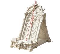 Gothic Skull Phone Stand, Dark Gothic-style Desktop Phone Holder, Featuring Details Of Skulls And Thorns, Decorative Phone Stand