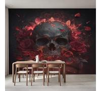 Gothic Skull Wallpaper Non-Woven 150x105 (W x H)