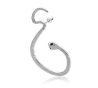 Gothic Snake Ear Cuffs Earrings Personalized Animals Ears Climber Wrap Piercing Stud Earring Vintage Ear Jacket Chunky Thick Stauds for Women Men Teens Halloween Birthday Party Left Ear 1 PCS, One