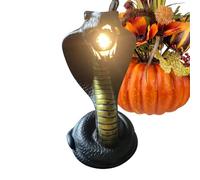 Gothic Snake Night Light - Table Nightlight Gothic Snake Figurine | Collectible Exquisite Bedroom Home Offices Decor for Ambiance Creation and Stylish Illumination
