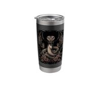 Gothic Snake - Wings and Skull Pendant Stainless Steel Insulated Tumbler