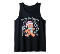 Gothic Spooky Kawaii Christmas Haunted Gingerbread Cookie Tank Top