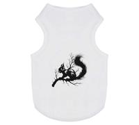 'Gothic Squirrel on Branch' Pet Dog/Cat T-Shirt (PT00132099)